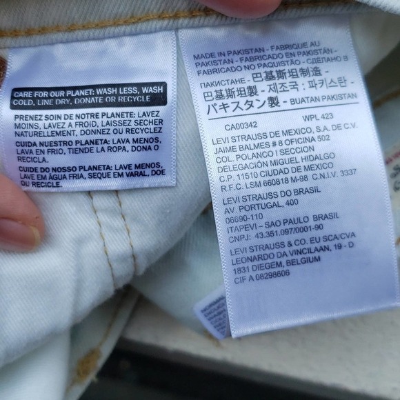 LEVI'S 511 Premium SLIM Shorts Men's 38 NEW - Picture 12 of 13